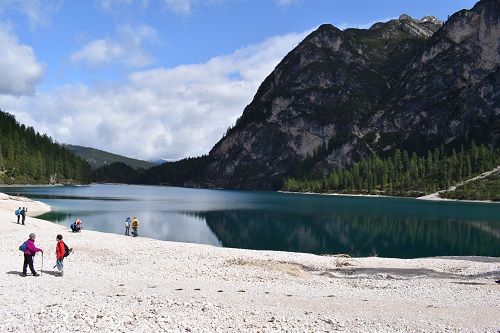 Lago di Braies, a lovely setting to start an epic trail