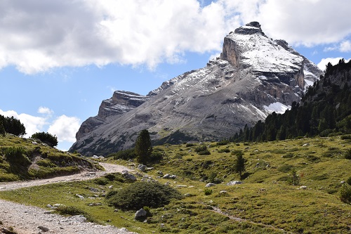 I loved the rock formations of the Dolomites