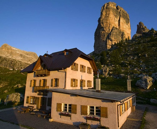 The Rifugio Cinque Torri