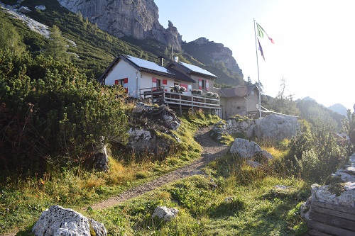 Rifugio Pramperet, my final night on the AV1 trail