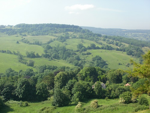 The views from Crickley Hill were lovely