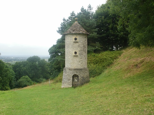 A folly built for swallows and owls to nest in