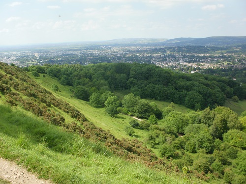 Overlooking Cheltenham for most of the afternoon