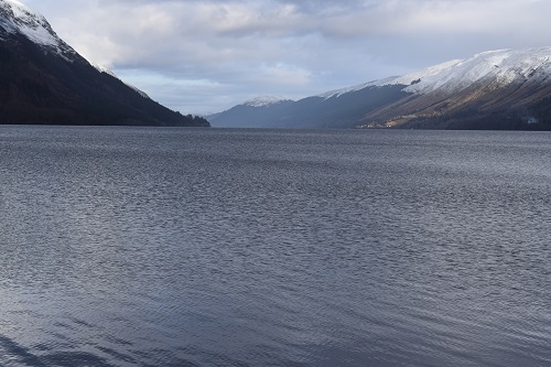 The view over Loch Lochy after Gairlochy