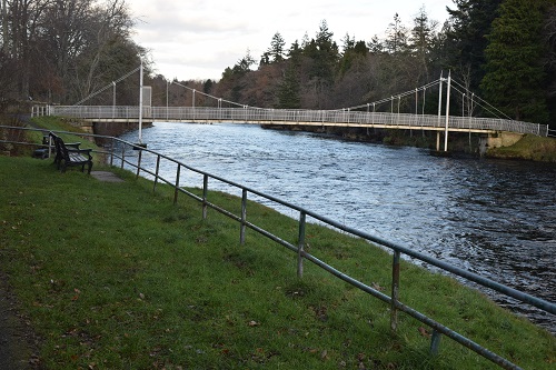 A bridge over the River Ness in Inverness