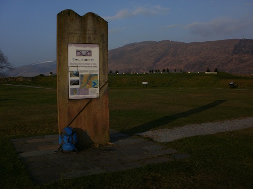 The start of the Great Glen Way at Fort William