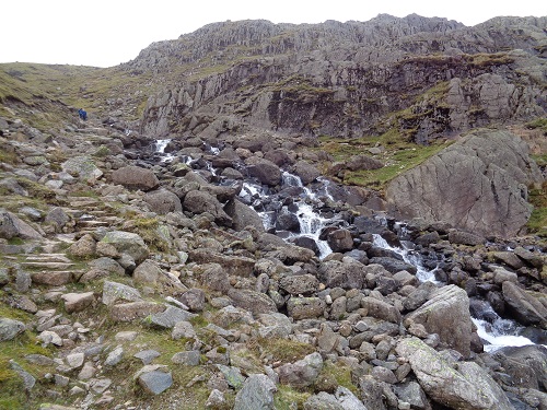 Looking back up Stickle Ghyll
