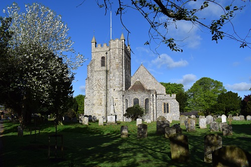 The lovely St. Gregory and St. Martin church in Wye