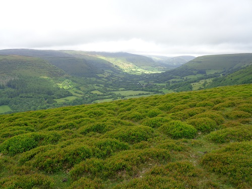 Even in dull conditions, the views from the Hatterrall Ridge were lovely