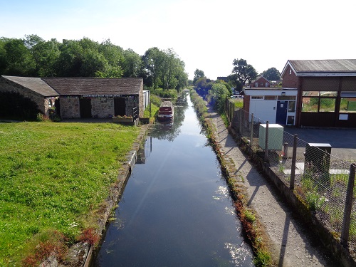 Crossing the Canal in Llanymynech on a sunny Saturday morning