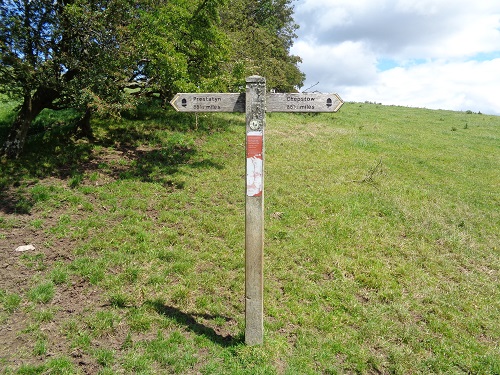 The halfway point of the Offa's Dyke Path walk