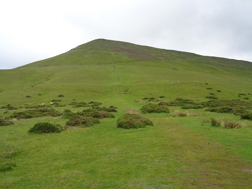 Looking back at Hay Bluff from Gospel Pass