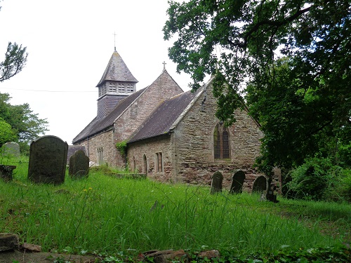 The church in llanvihangel ystern llewern