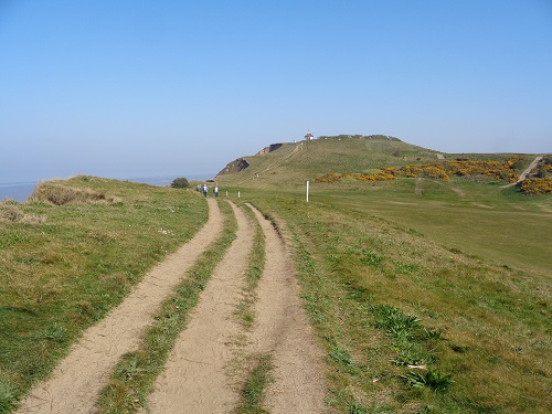 Heading towards the old coastguard lookout station near Sheringham