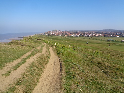 Nearing Sheringham at the end of a long day