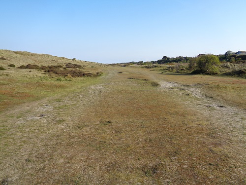The path after Winterton was a nice wide grassy valley walk