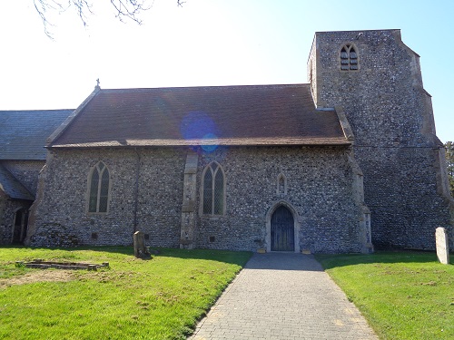 The St. John the Baptist church in Trimingham