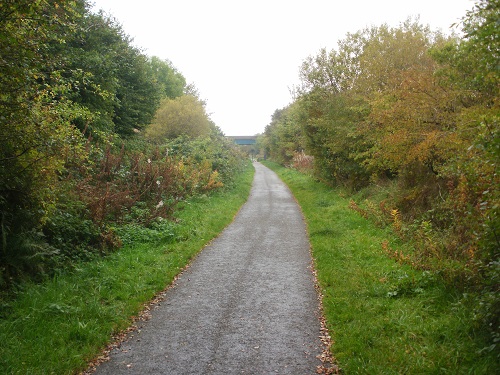 Part of the cycle path between Cleator and Moor Row