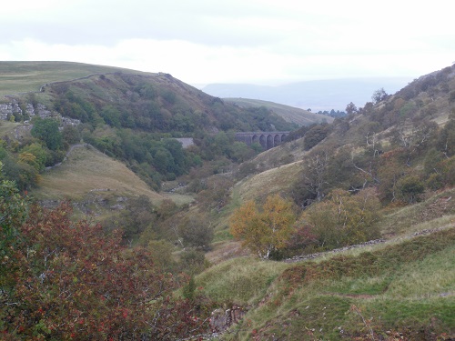 Smardale Viaduct in the valley