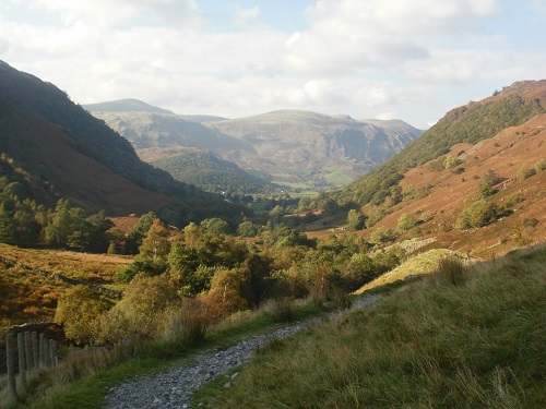 Looking down the valley towards Borrowdale