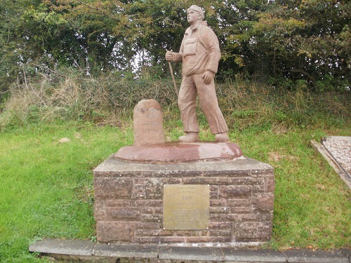 The Wainwright Statue near Moor Row