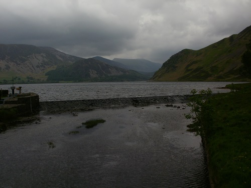 Looking along the length of Ennerdale Water