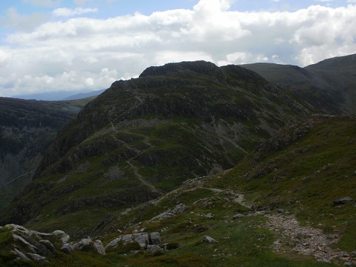 Looking across at Haystacks from High Crag