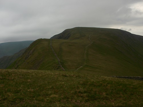 The path up to the High Street ridge