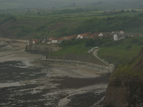 First sighting of the end at Robin Hoods Bay