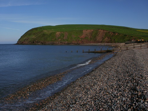 Looking across to St. Bees head in the morning sunshine