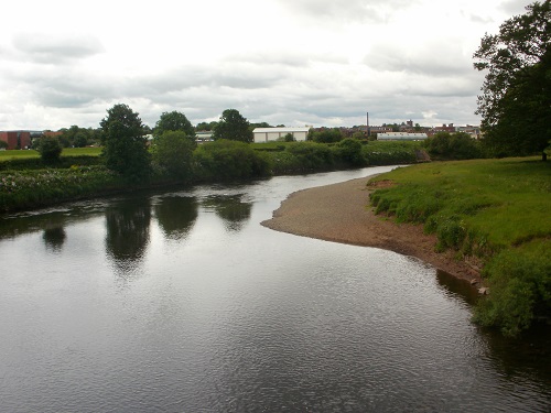 The River Eden just before Carlisle