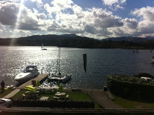 The view from the Youth Hostel at Ambleside