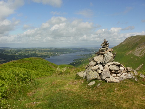 Ullswater, taken from a cairn on the North side of Steel Knotts