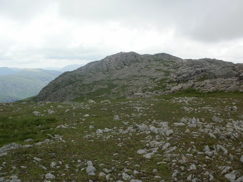 Away from the crowds near the summit of Great End