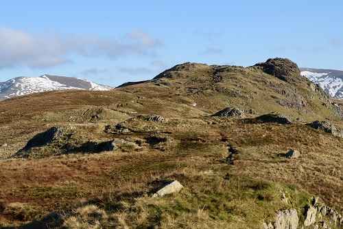 Approaching the summit of Calf Crag