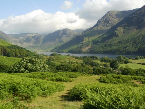Haystacks and High Crag over Buttermere Water