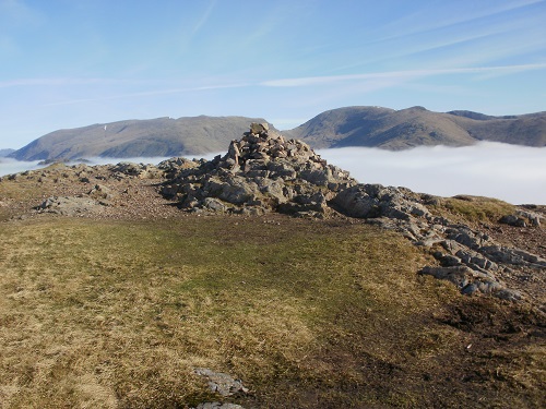 Cloud inversion from the summit of Silver How
