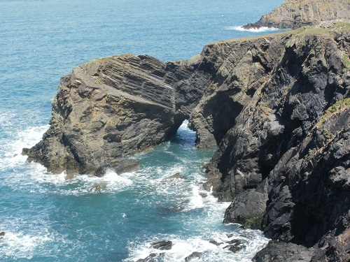 More spectacular rock formations today on the Pembrokeshire Coast Path