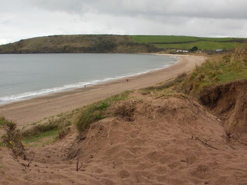 The beach at Freshwater East