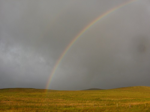 A Rainbow just after leaving Byrness