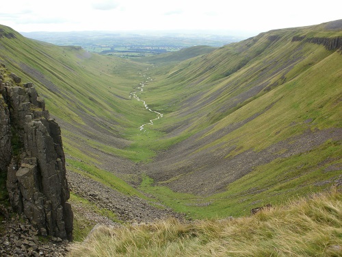 High Cup, one of my favourite views of the Pennine Way walk