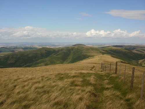 Part of the High Route option at the end of the Pennine Way