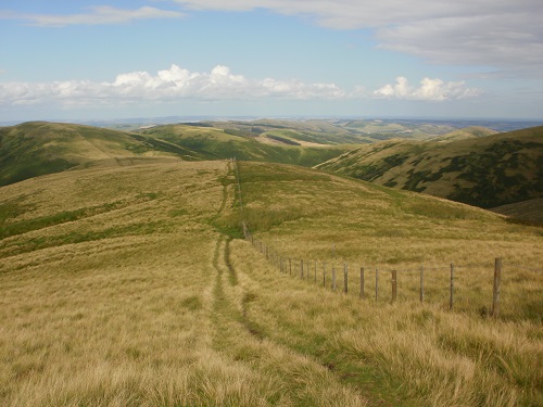 Part of the High Route option at the end of the Pennine Way