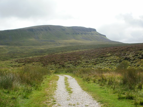 The summit of Pen-Y-Ghent a short time after