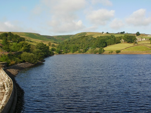 The view over Ponden Reservoir