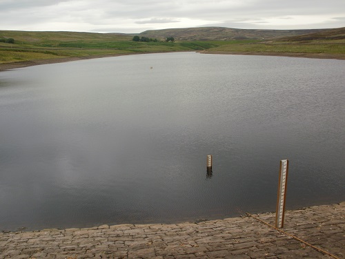 Looking over Walshaw Reservoir before Top Withins