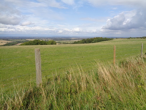 Looking over towards the flat Thames Valley