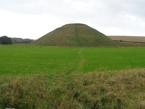 The man made Silbury Hill, constructed around 2600BC