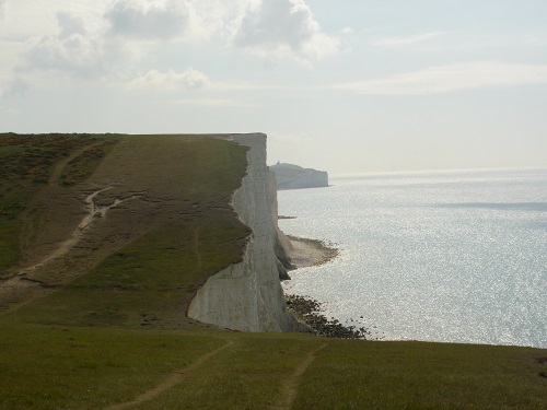 Looking along the line of the Seven Sisters cliffs