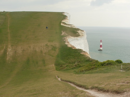 The lighthouse just below Beachy Head